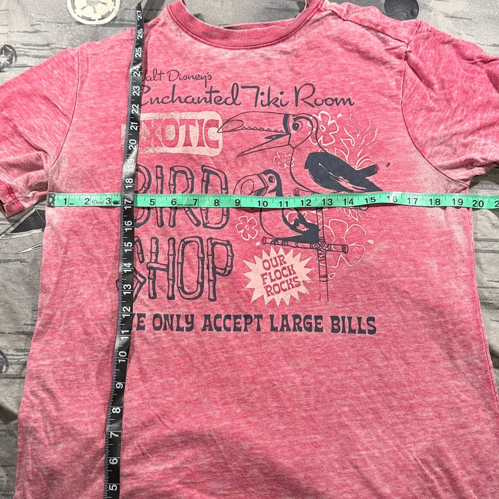 DISNEY DISNEYLAND ENCHANTED TIKI ROOM DISTRESSED T SHIRT SZ S - Picture 3 of 4